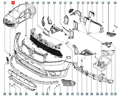 Sandero Ön Tampon Şema