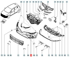 Clio Ön Tampon Şema