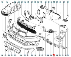 Logan Tampon Alt Muhafazası Yana Gelen Şema