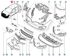 Megane Tampon Bağlantı Ayağı Şema