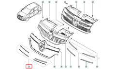 Sandero Ön Panjur Çıtası Şema
