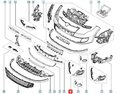 Megane Sis Farı Kapak Plastiği Şema