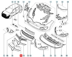Megane Ön Panjur Çıtası Şema
