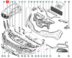 Captur Sis Farı Çerçeve Krom Nikelajı Şema