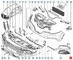 Captur Sis Farı Çerçeve Krom Nikelajı Şema
