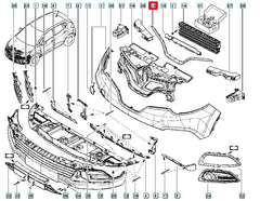 Captur Ön Panjur Çıtası Şema