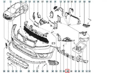 Sandero Tampon İç Destek Plastiği Şema