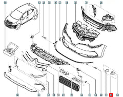 Captur Tampon Bağlantı Ayağı Şema