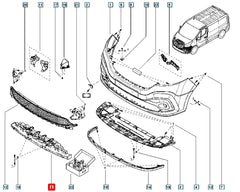 Trafic Tampon İç Destek Plastiği Şema