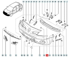 Koleos Tampon İç Destek Plastiği Şema