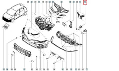 Captur Tampon Bağlantı Ayağı Şema