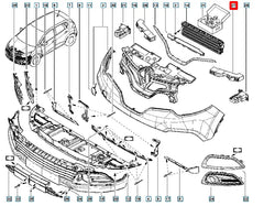 Captur Tampon İç Destek Plastiği Şema