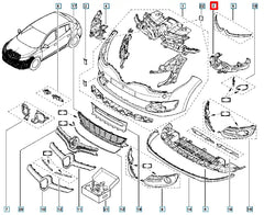 Megane Far Montaj Braketi Şema