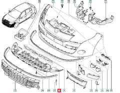 Megane Tampon Alt Muhafazası Şema