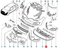 Megane Tampon Alt Muhafazası Şema