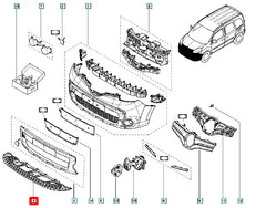 Kangoo Tampon Alt Muhafazası Şema