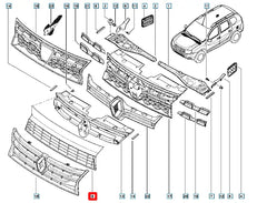 Duster Ön Panjur Şema