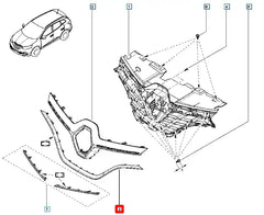 Kadjar Ön Panjur Çıtası Şema
