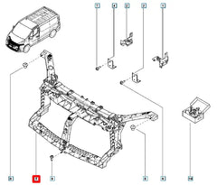 Trafic Motor Ön Paneli Şema