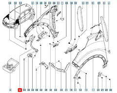 Captur Far Montaj Braketi Şema