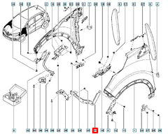 Captur Far Montaj Braketi Şema