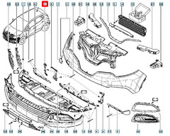 Captur Tampon Bağlantı Ayağı Şema