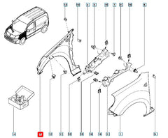 Kangoo Çamurluk Şema