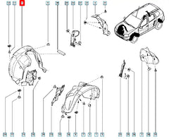 Duster Çamurluk Davlumbazı Şema
