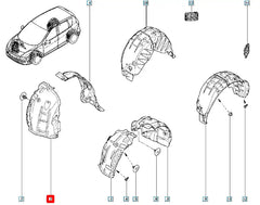 Megane Çamurluk Davlumbazı Şema