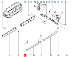 Dokker Kapı Ayna Köşe Plastiği Şema