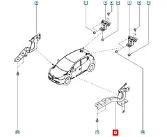 Clio Kaput Menteşesi Şema