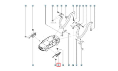 Sandero Kaput Menteşesi Şema