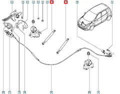 Megane Kaput Amortisörü Şema