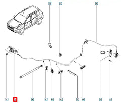 Duster Kaput Kilidi Şema
