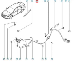 Talisman Motor Kaputu Destek Takozu Şema