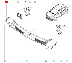 Logan Ön Cam Izgara Ucu Şema