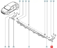 Megane Ön Cam Izgara Ucu Şema
