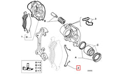Palio Fren Kaliper Balata Yayı Şema