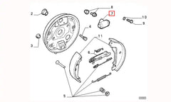 Albea Arka Fren Merkezi Şema