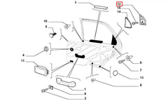 Albea Kapı Ayna Köşe Plastiği Şema