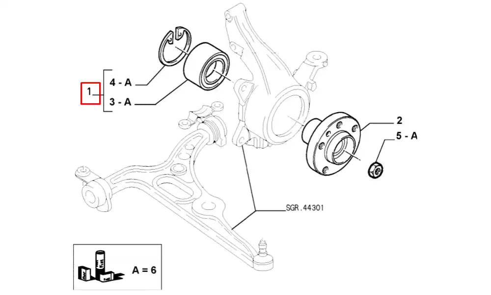 Scudo Aks Bilyası Şema Scudo Aks Bilyası Şema