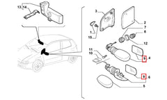 Punto Yan Ayna Camı Şema