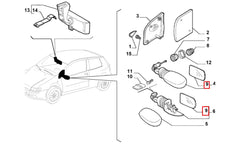 Punto Yan Ayna Camı Şema