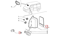 Ducato Yan Ayna Camı Şema