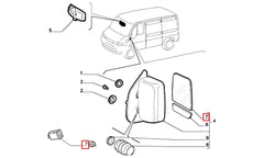 Ducato Yan Ayna Camı Şema