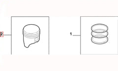 İdea Silindir Onarım Seti (Piston, Segman) Şema