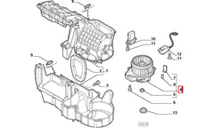 Grande Punto Kalorifer Motoru Şema