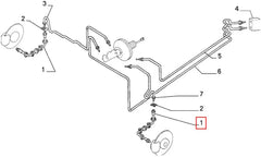 Tempra Fren Hortumu Şema
