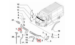 Fiorino Kapı Çıta Klipsi Şema