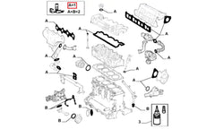 Bravo Motor Contası Takım Üst Şema